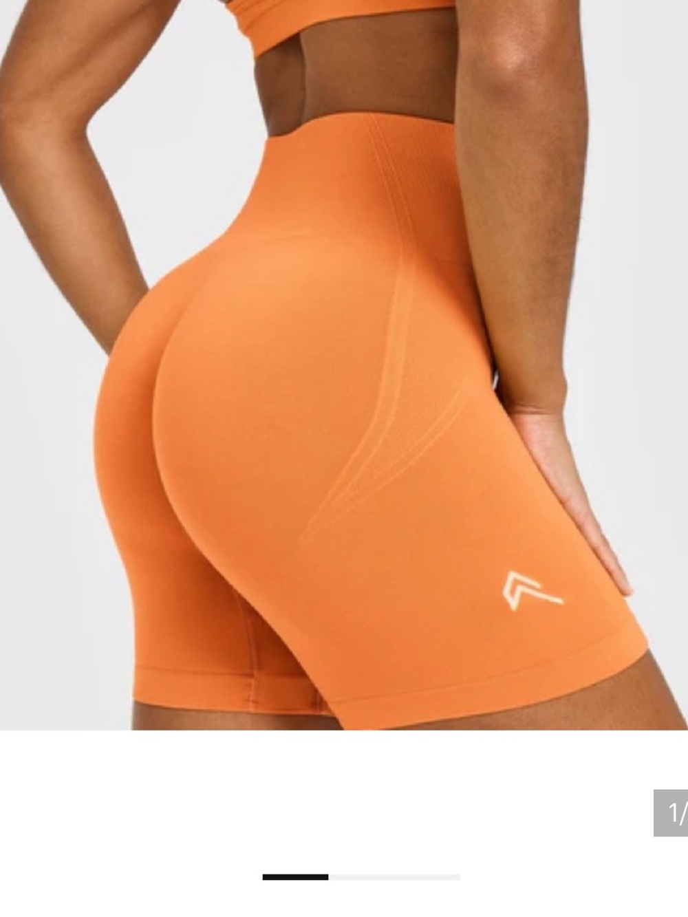 NWT oner active effortless short apricot orange size small